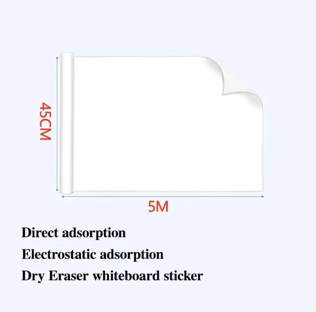 Adhesive whiteboard