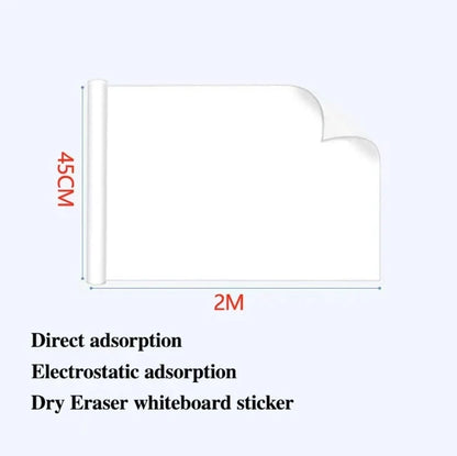 Adhesive whiteboard