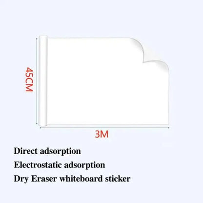 Adhesive whiteboard