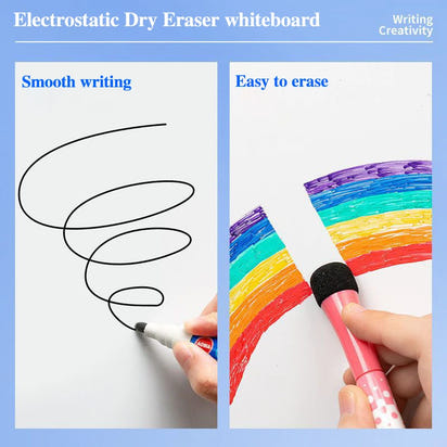 Adhesive whiteboard