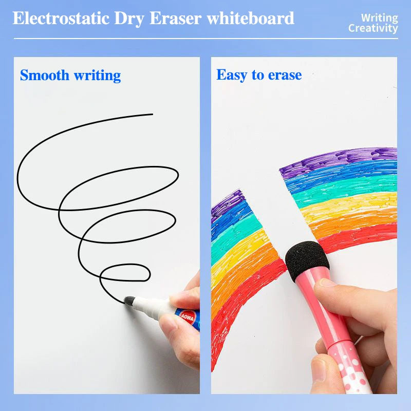 Adhesive whiteboard